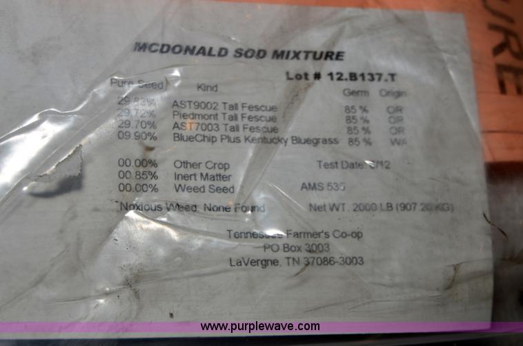 image for item A4951 2,000 lbs bag of fescue seed mixture