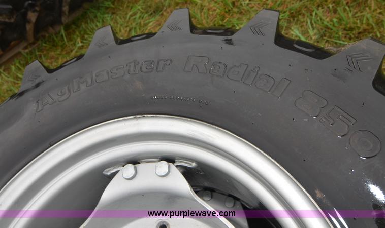image for item A4955 (2) Galaxy 380/85R24 AgMaster radial 850 wheels and tires