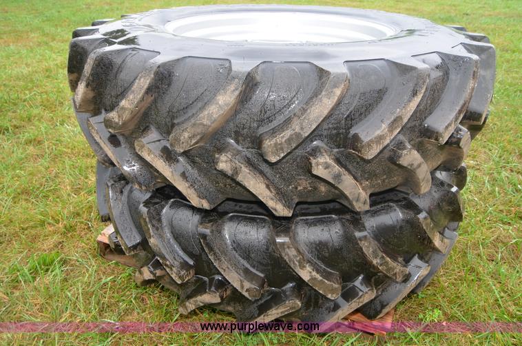 image for item A4956 (2) Galaxy 460/85R34 AgMaster radial 850 wheels and tires