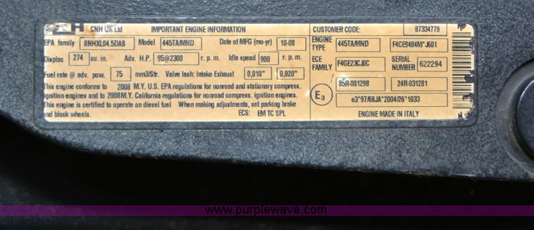 image for item A4957 2008 Case IH Farmall 95U MFWD tractor