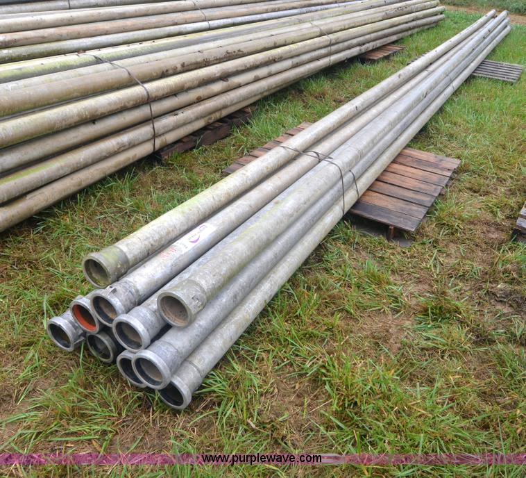 image for item A4994 (11) 30'L x 4" diameter irrigation pipe