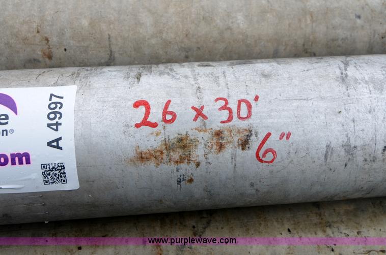 image for item A4997 (26) 30'L x 6" diameter irrigation pipe
