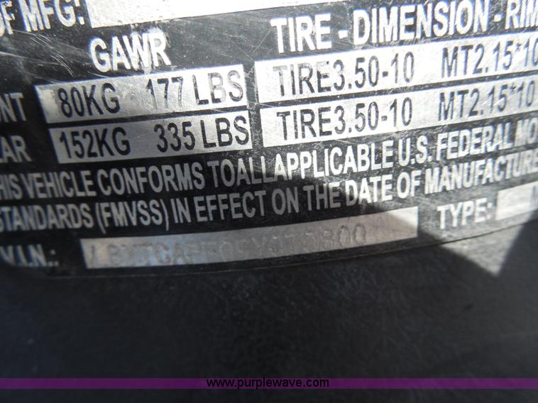 image for item H9830 2009 Trow moped