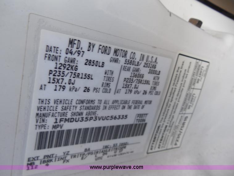 image for item I1276 1997 Ford Explorer SUV