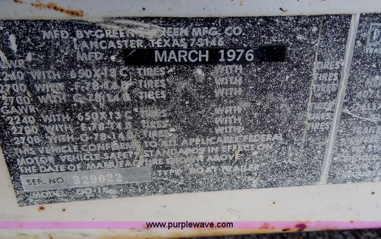 image for item I1289 1976 Arrow Cheetah boat