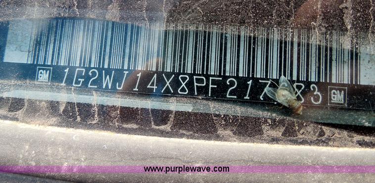 image for item I1297 1993 Pontiac Grand Prix SE