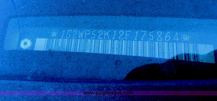 image for item I1300 2002 Pontiac Grand Prix GT