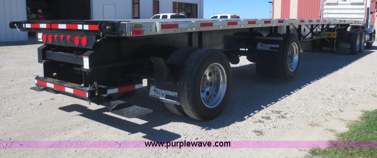 image for item F6687 2011 Transcraft Eagle II flatbed trailer
