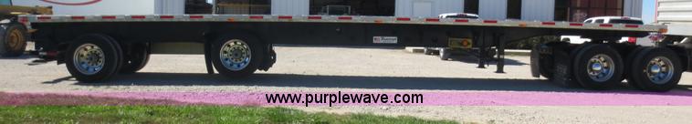image for item F6687 2011 Transcraft Eagle II flatbed trailer
