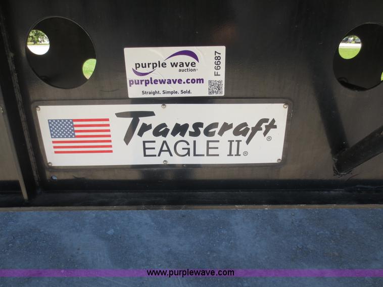 image for item F6687 2011 Transcraft Eagle II flatbed trailer