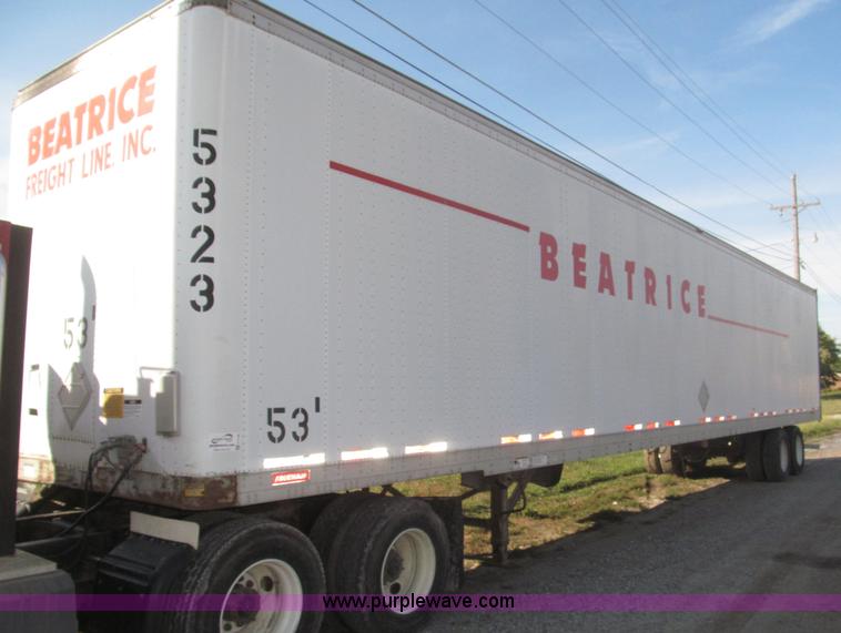 image for item F7156 1996 Fruehauf FBHLP-9-1.5-NT2-53W 53' dry van trailer