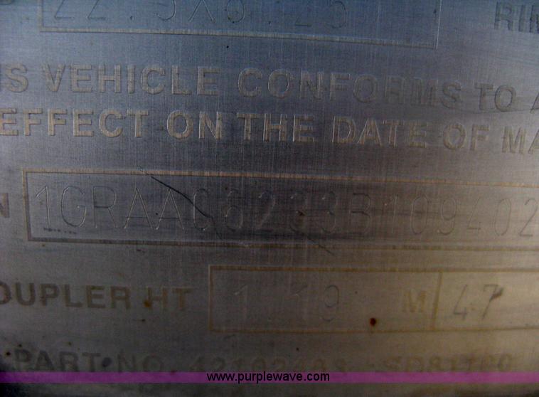 image for item H6270 2003 Great Dane 7311TJWA dry van trailer