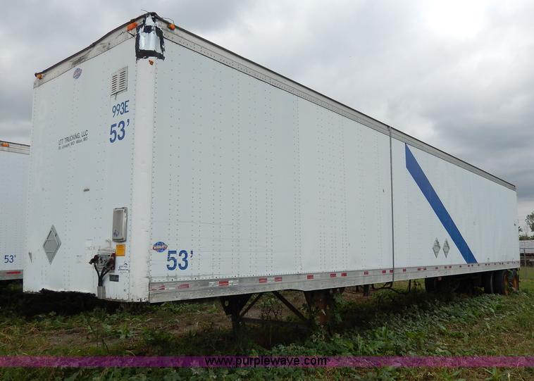 image for item I4277 1997 Utility 53' dry van trailer