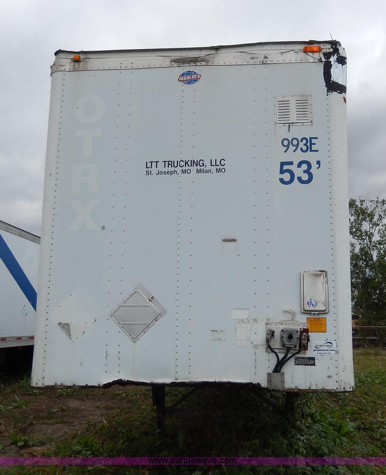 image for item I4277 1997 Utility 53' dry van trailer