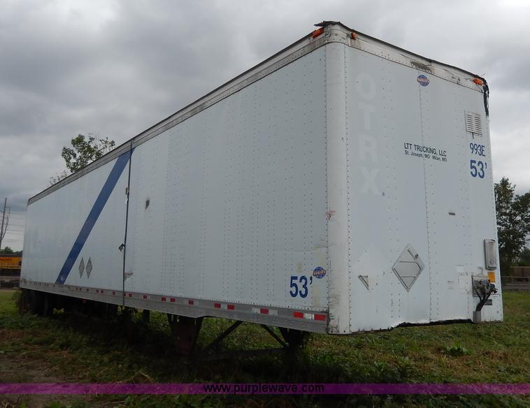 image for item I4277 1997 Utility 53' dry van trailer