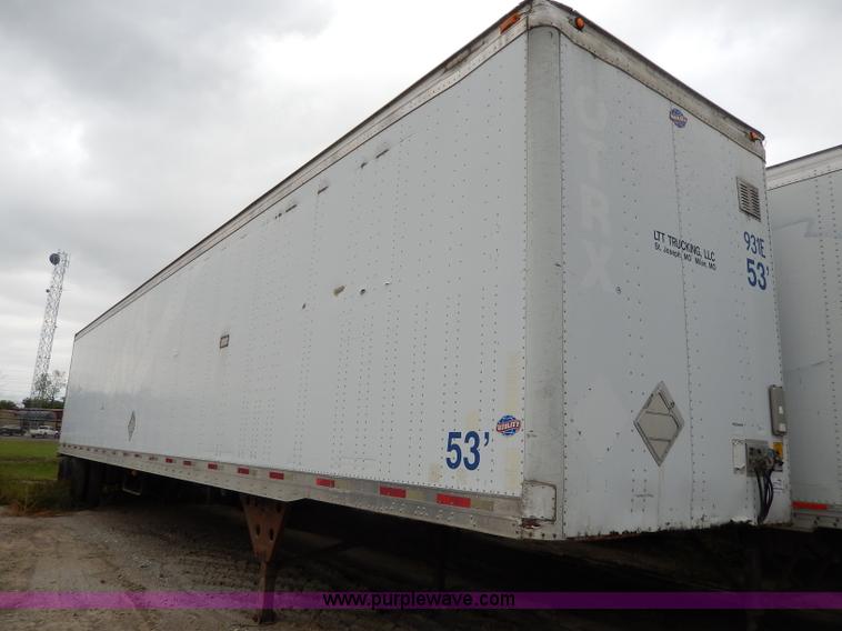 image for item I4308 1997 Utility 53' dry van trailer