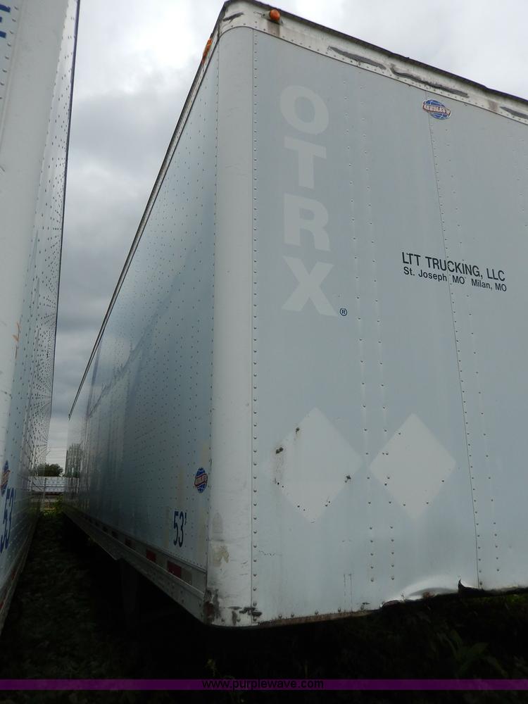 image for item I4312 1997 Utility 53' dry van trailer