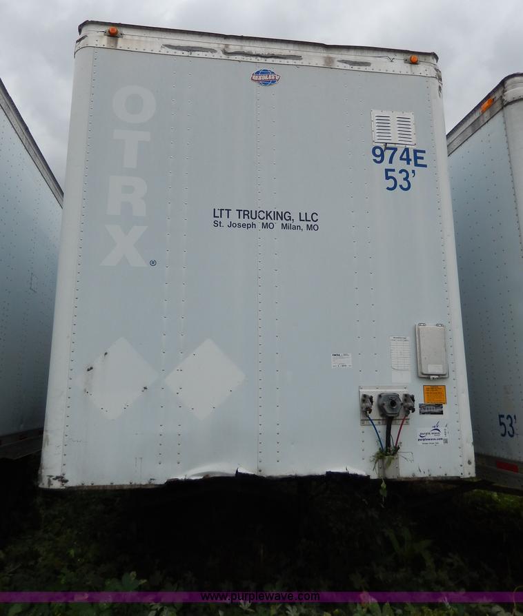 image for item I4312 1997 Utility 53' dry van trailer