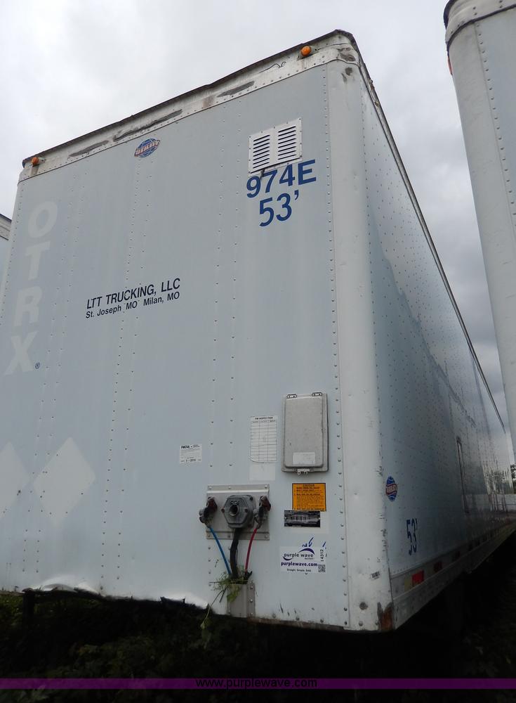 image for item I4312 1997 Utility 53' dry van trailer