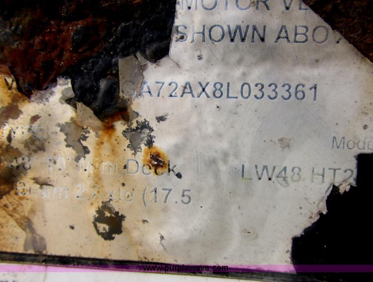 image for item AN9149 2008 Ledwell LW48HT2-10-PB Hydratail trailer