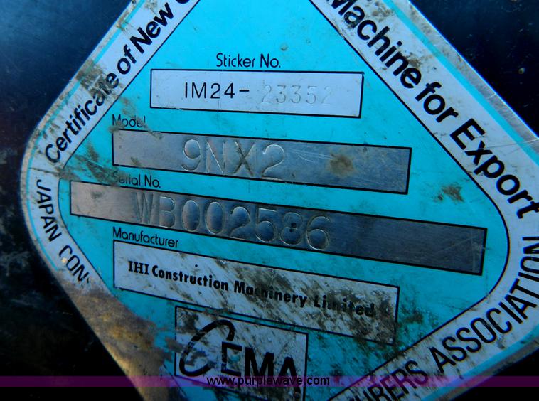 image for item AZ9034 2007 IHI 9NX2 mini excavator