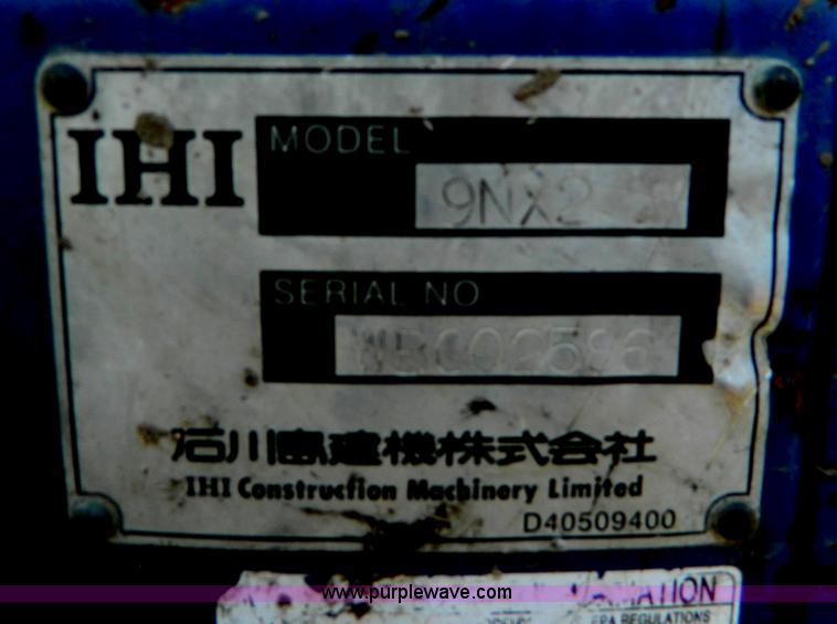 image for item AZ9034 2007 IHI 9NX2 mini excavator