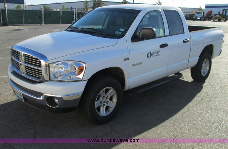 image for item C1464 2008 Dodge Ram 1500 Big Horn Edition Quad Cab pickup truck