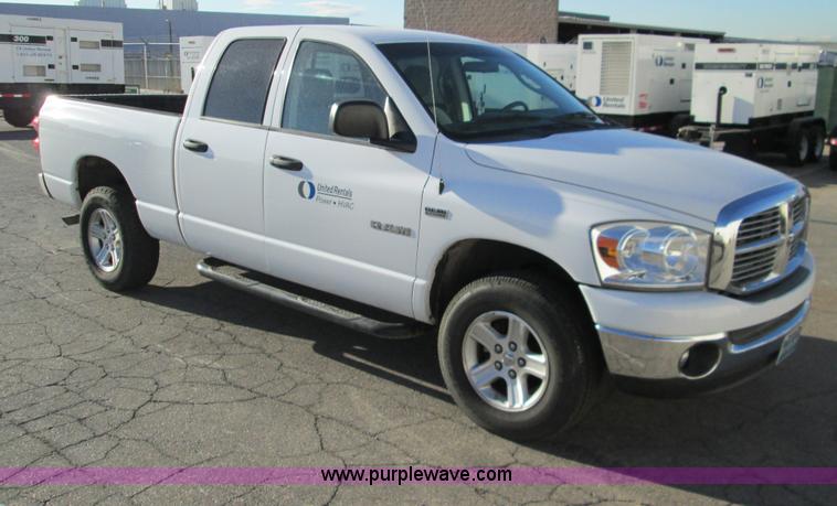 image for item C1464 2008 Dodge Ram 1500 Big Horn Edition Quad Cab pickup truck