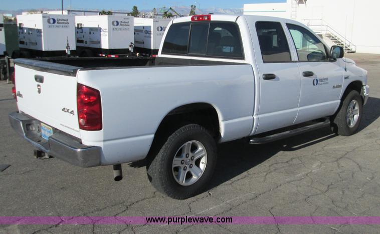 image for item C1464 2008 Dodge Ram 1500 Big Horn Edition Quad Cab pickup truck