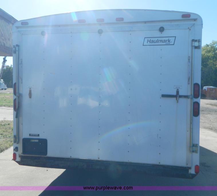 image for item AZ9114 2002 Haulmark cargo trailer