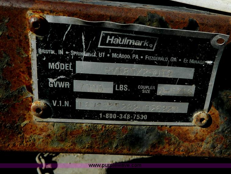 image for item AZ9114 2002 Haulmark cargo trailer