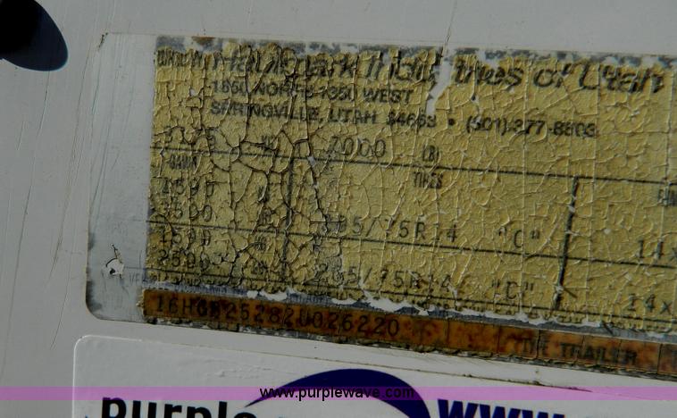 image for item AZ9114 2002 Haulmark cargo trailer