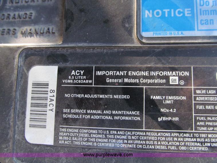 image for item E4624 1997 Chevrolet 3500 flatbed truck