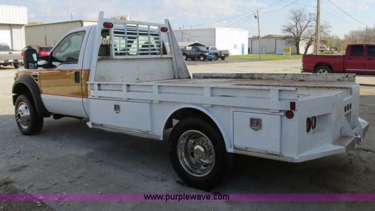 image for item F5362 2008 Ford F450 Super Duty XL flatbed truck