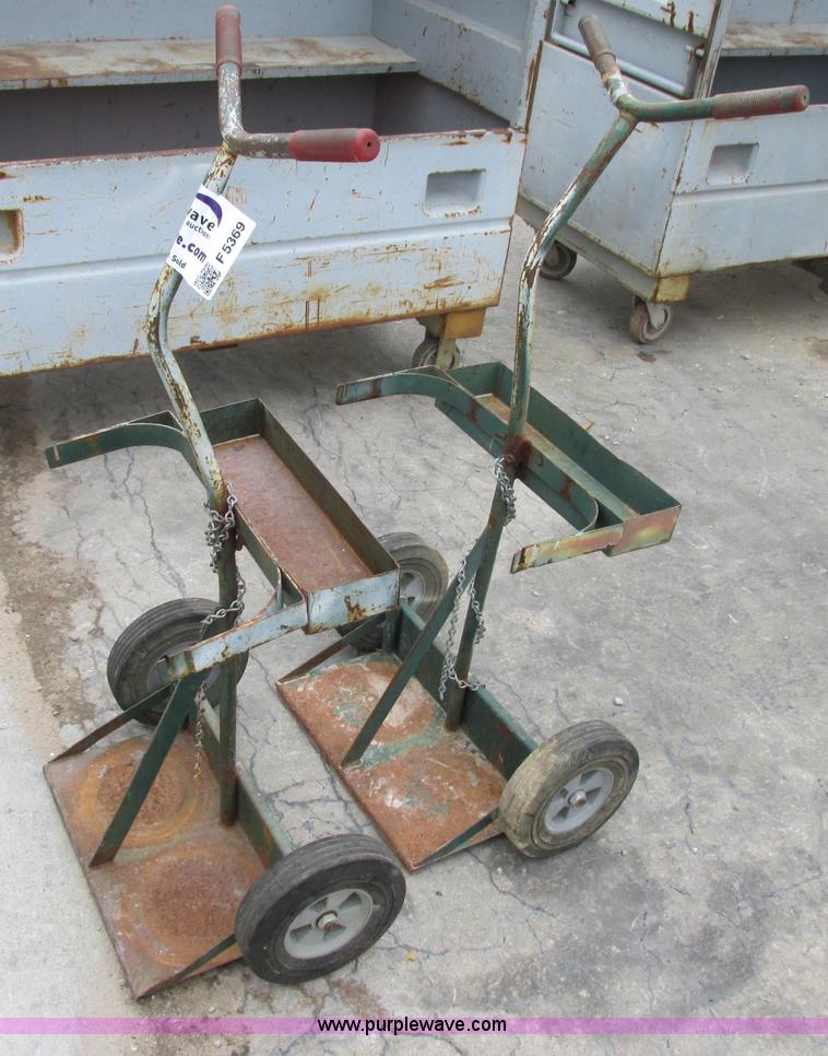 (2) Harper oxygen and acetylene carts in Lone Jack, MO Item F5369