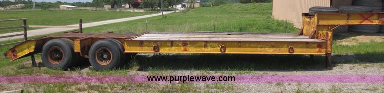image for item F6655 1966 Load Craft 25 ton trailer