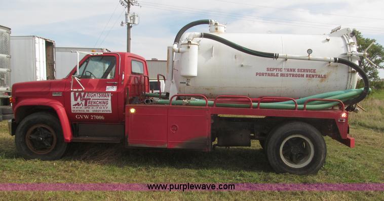 image for item F7152 1978 GMC 6500 septic tank truck