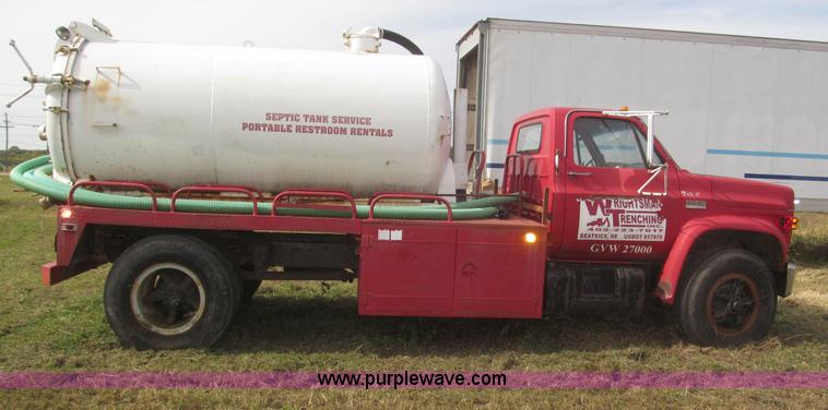 image for item F7152 1978 GMC 6500 septic tank truck