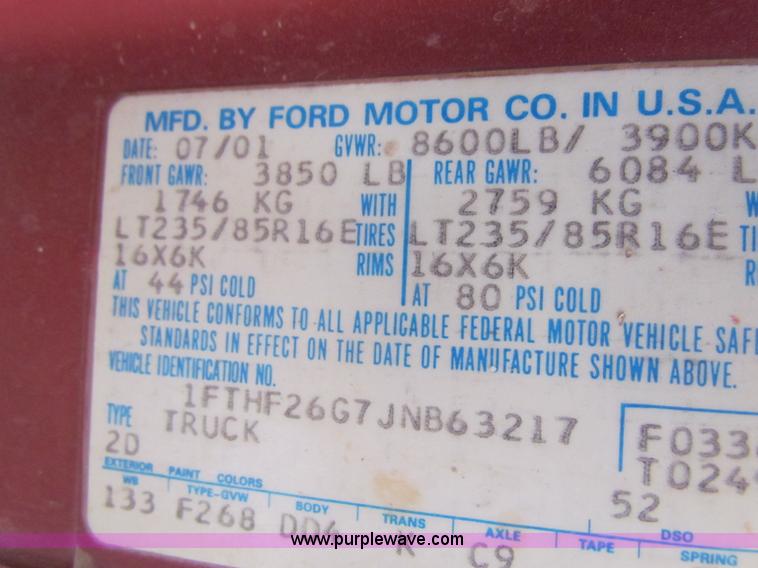image for item G4335 1988 Ford F250 pickup truck