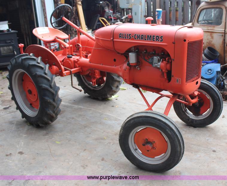 image for item H7950 1940 Allis Chalmers B tractor