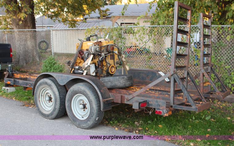 image for item H7953 1985 JFW W2D tandem axle trailer