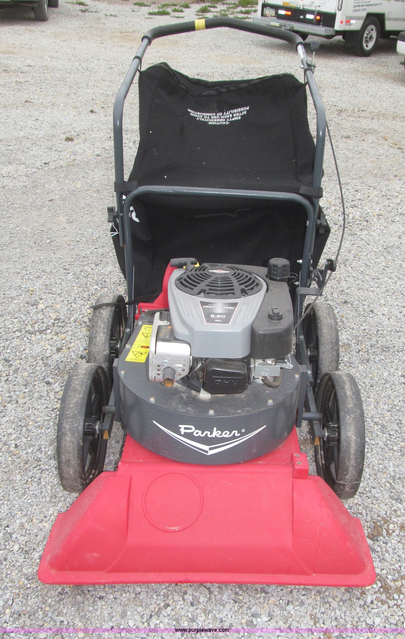 parker apv lawn vacuum