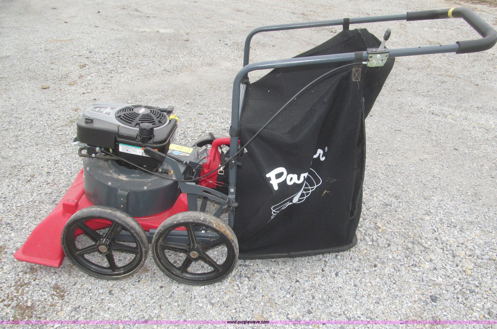 parker apv lawn vacuum