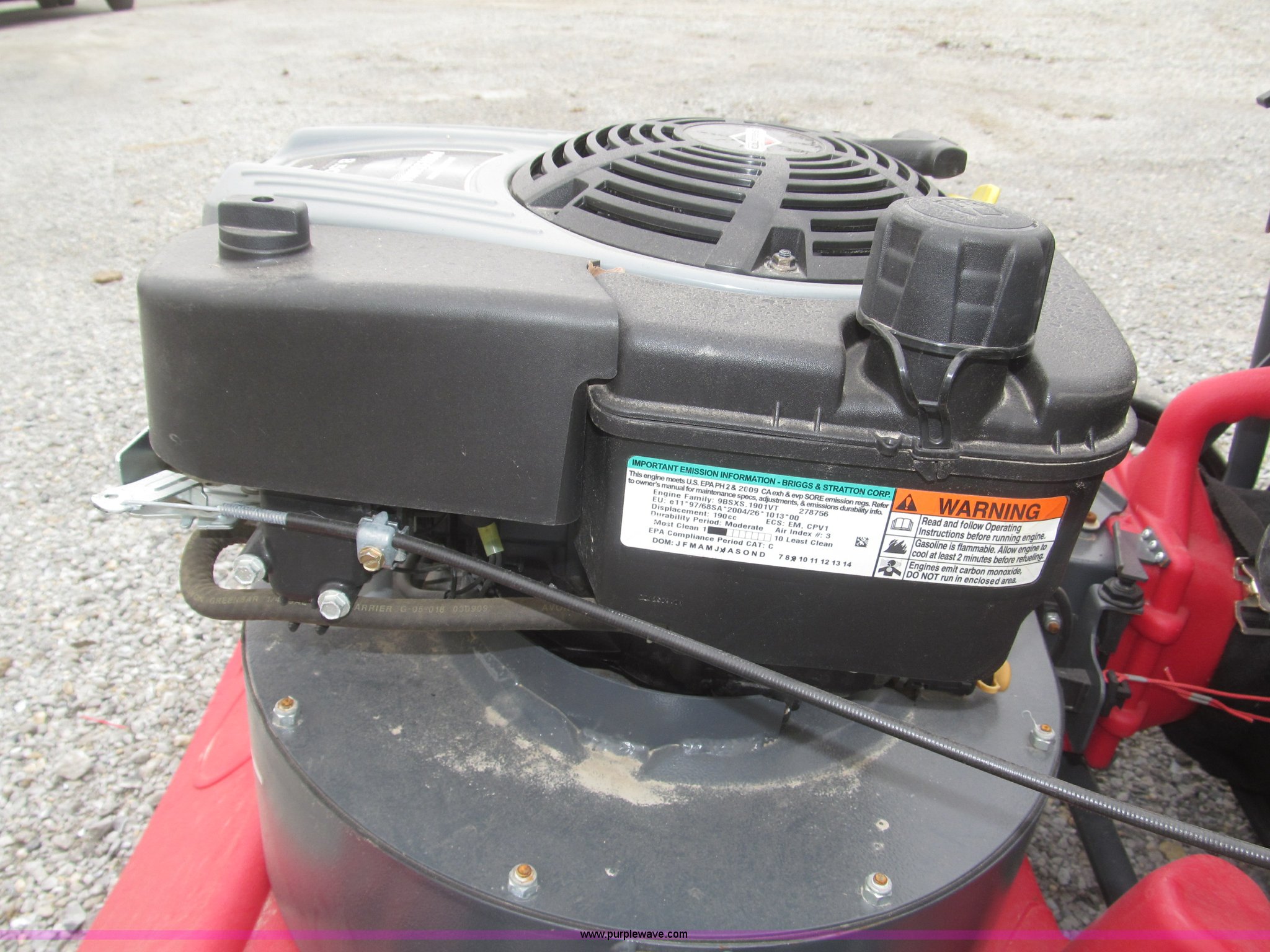 parker apv lawn vacuum