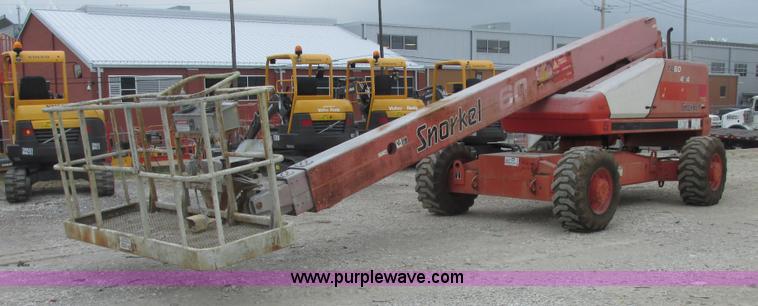 image for item E7338 2001 Snorkel TB60 boom lift