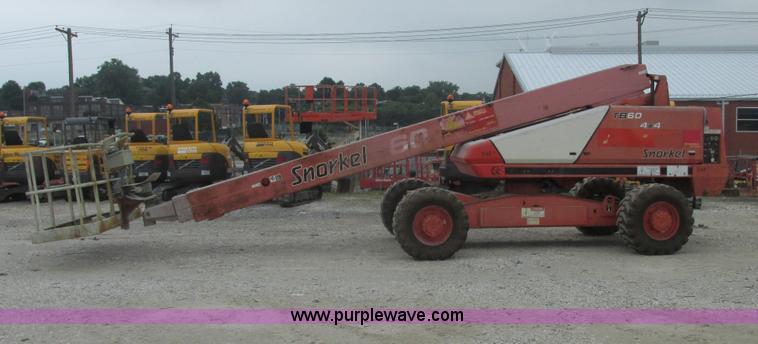 image for item E7338 2001 Snorkel TB60 boom lift