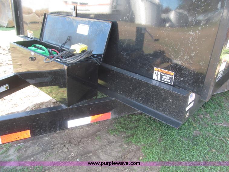 image for item F7162 2012 H&H 14' tandem axle dump trailer