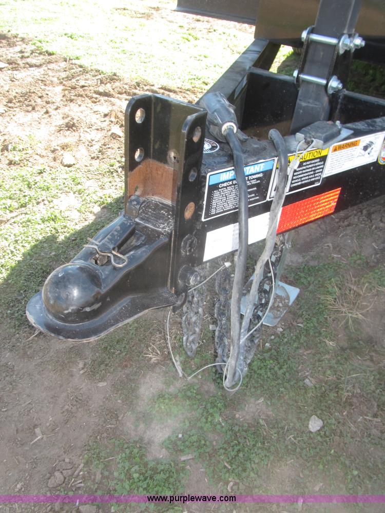 image for item F7162 2012 H&H 14' tandem axle dump trailer