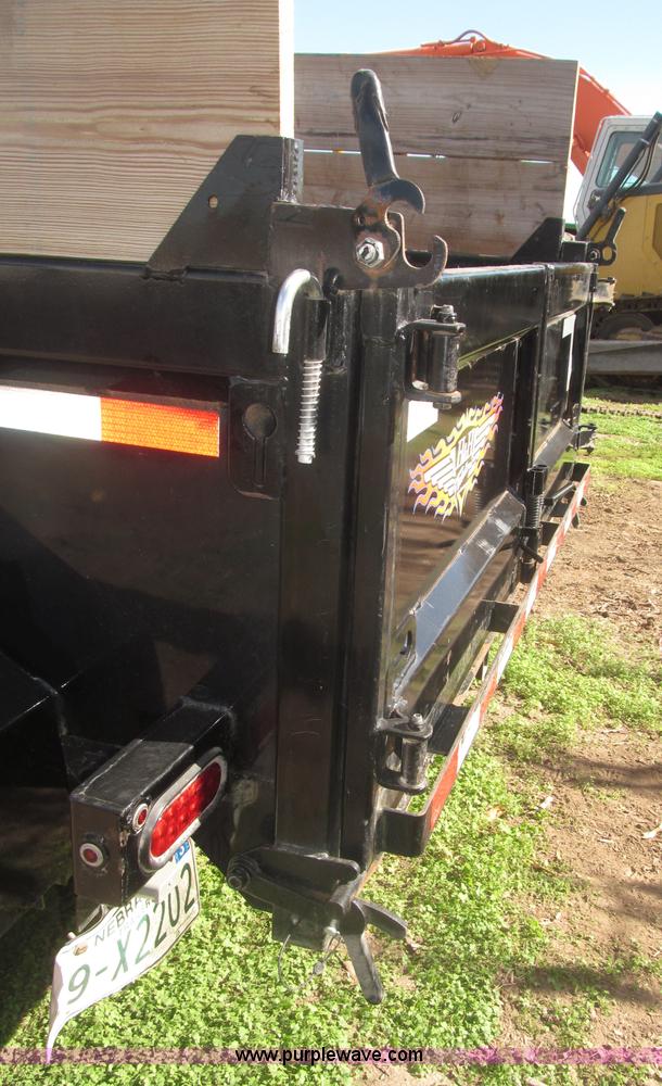 image for item F7162 2012 H&H 14' tandem axle dump trailer