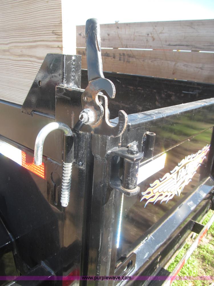 image for item F7162 2012 H&H 14' tandem axle dump trailer